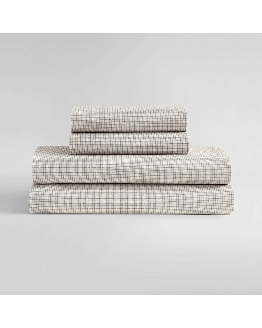 Broken Grid Cotton Sheet Set