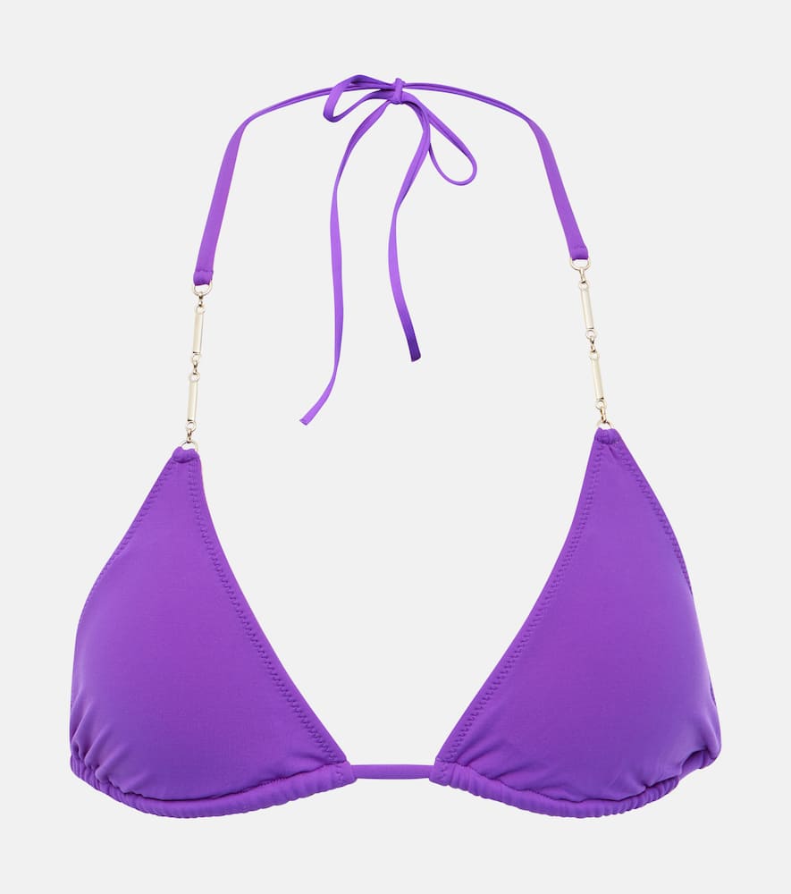 Mykonos triangle bikini top