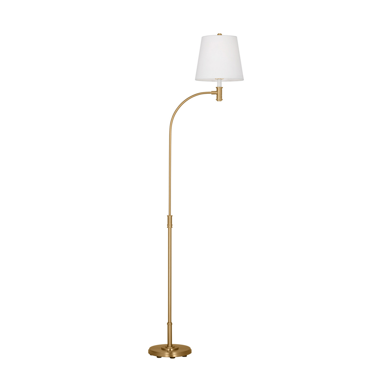 Burnished Brass Floor Lamp from the Belmont Collection