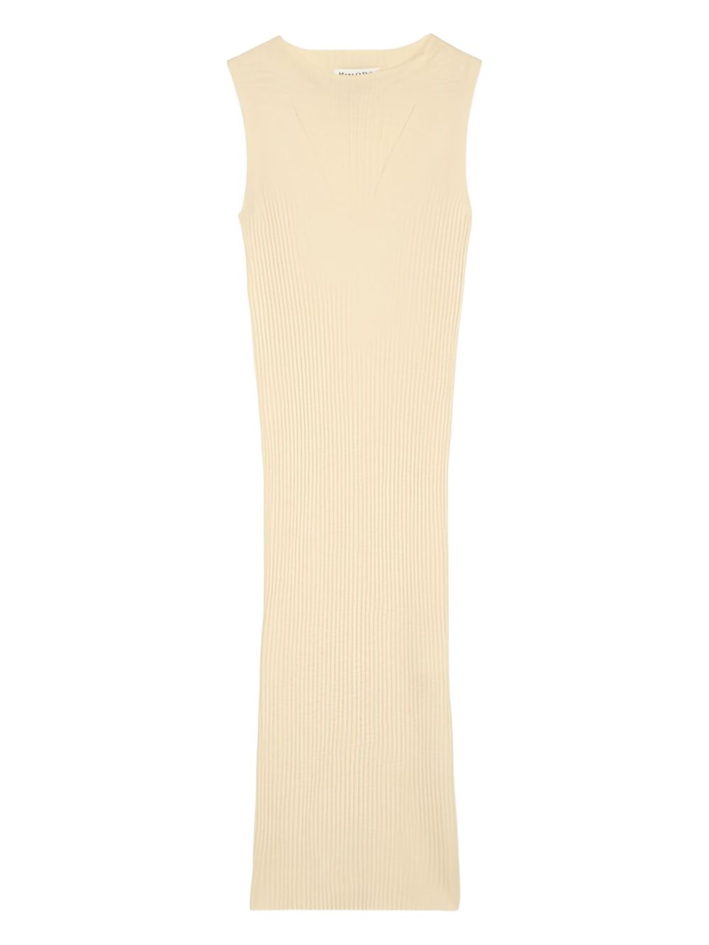 Knitted midi dress - Neutrals