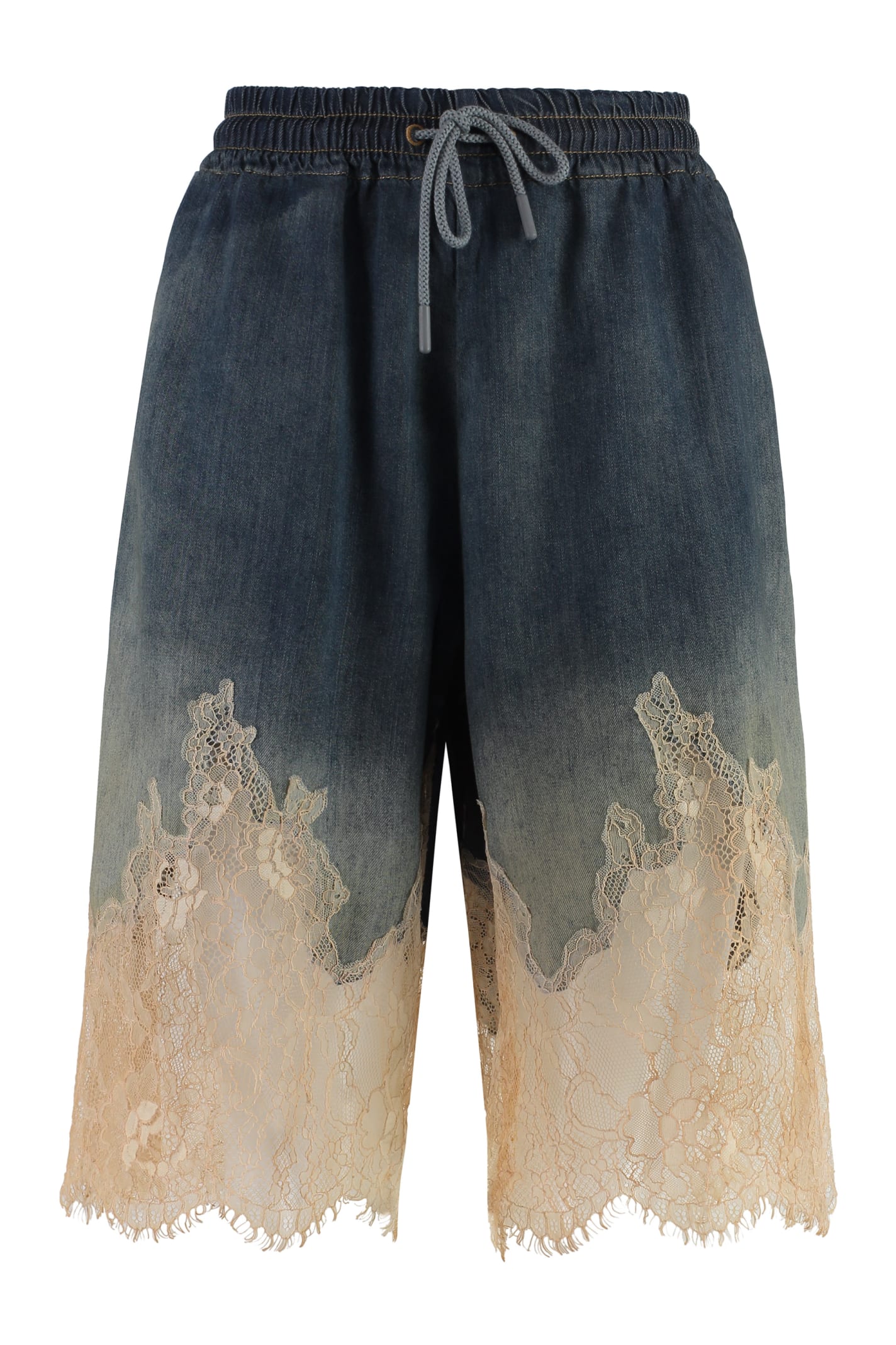 De-malkia Denim Bermuda Shorts