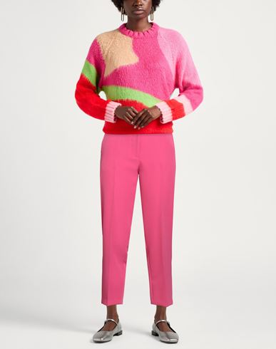 Woman Pants Fuchsia Size S Polyester, Elastane