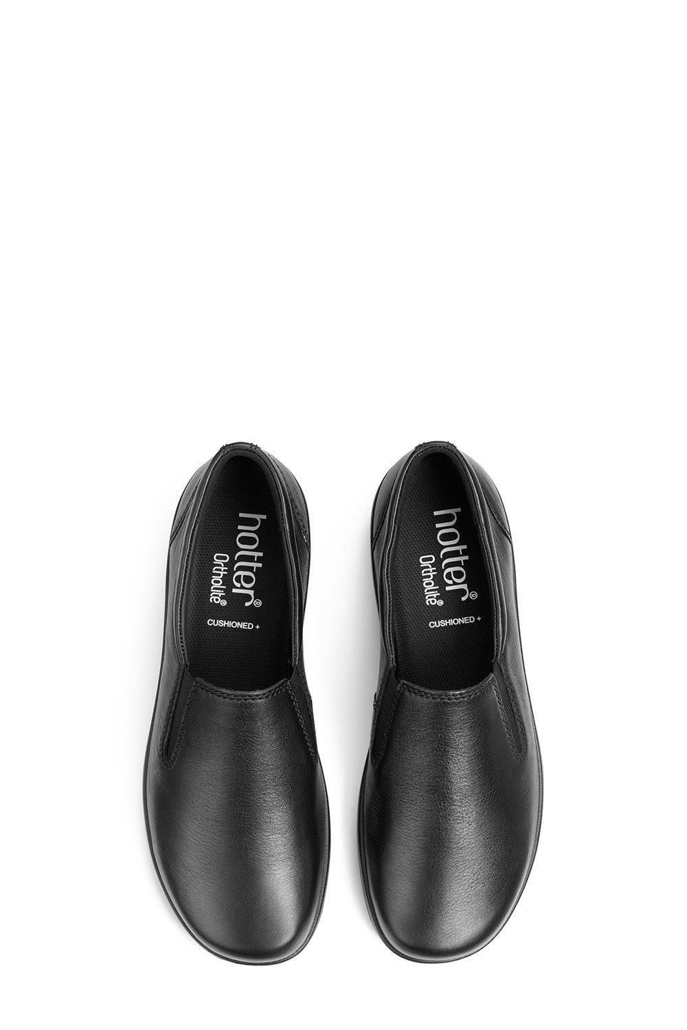 Hotter Women's 'Glove II' Slip On Shoes in Black
