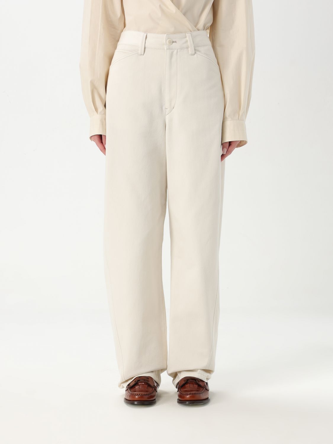 Pants Woman color White