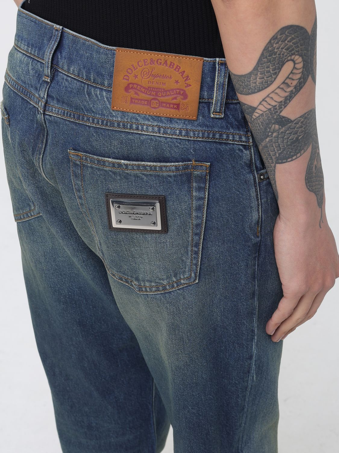 Jeans Men color Black