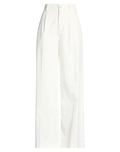 Woman Pants Ivory Size 27 Cotton, Modal, Elastane