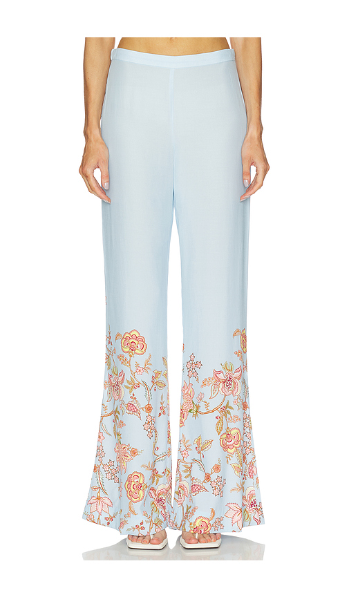 HEMANT AND NANDITA Wide Leg Pants in Powder Blue. S also in XXS, XS, M
