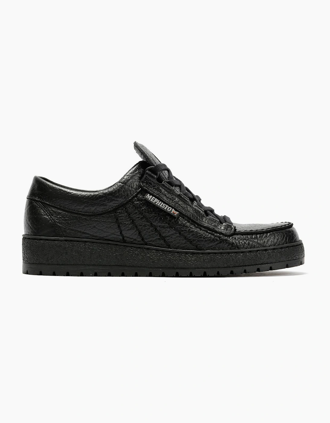 Men's Mephisto Rainbow Mamouth 714 Leather Men's Black Shoe