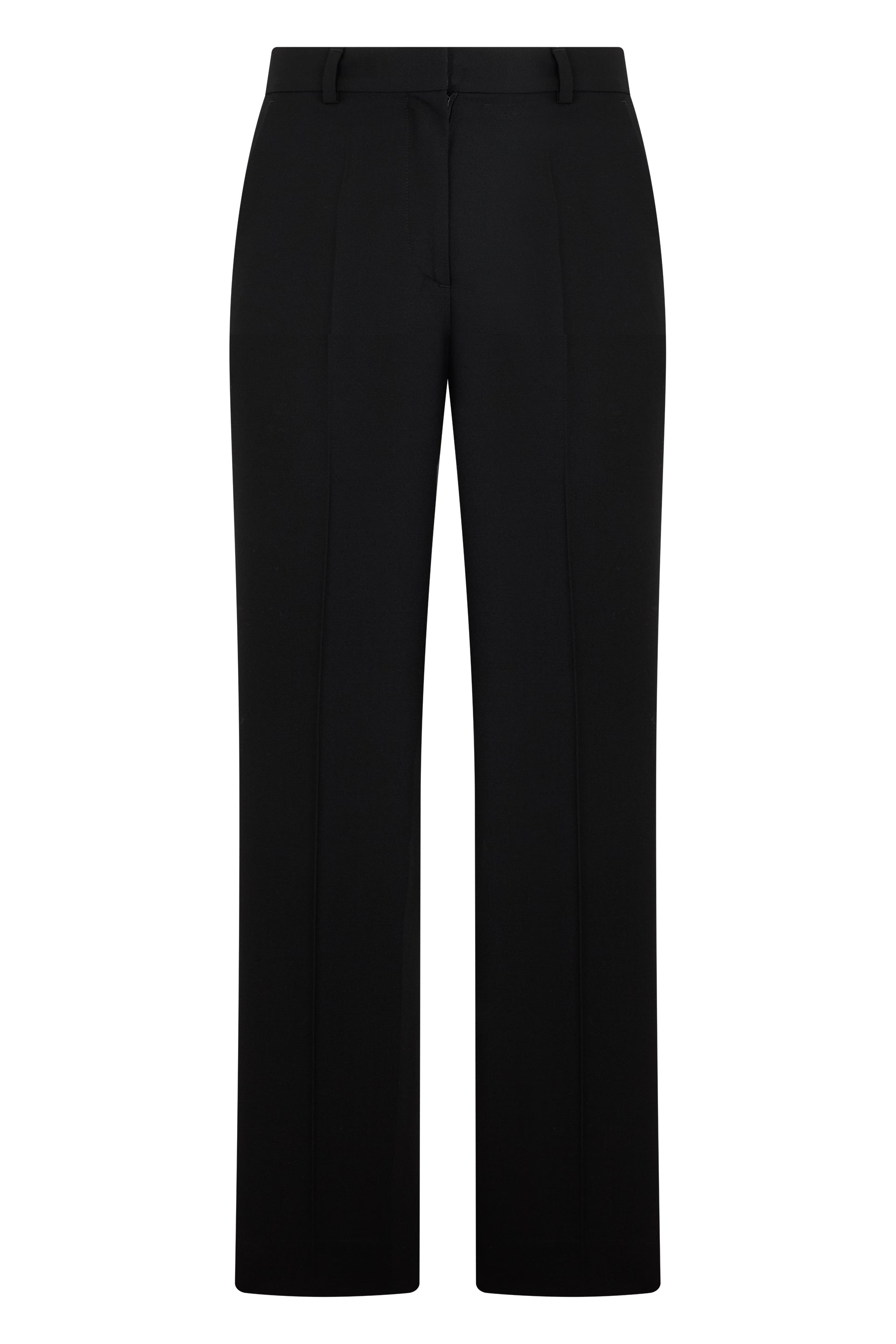 Totême Straight Pants in Wool-Blend Fabric