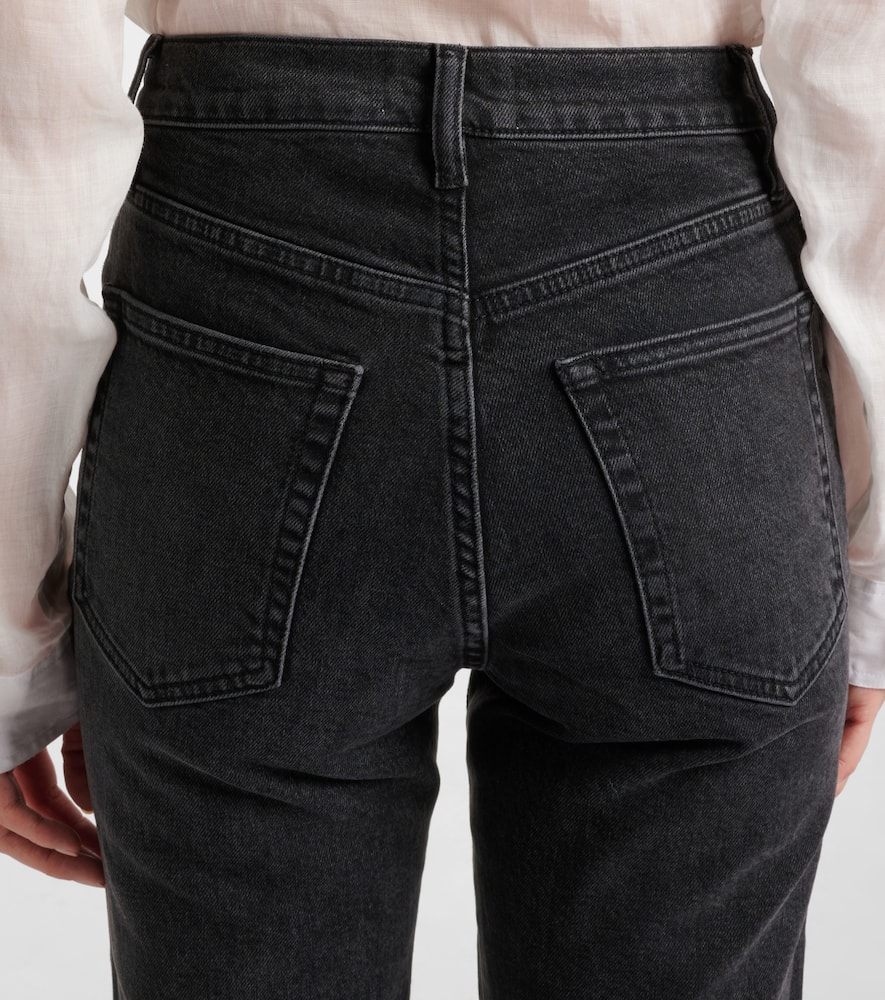 Ruler cropped straight jeans