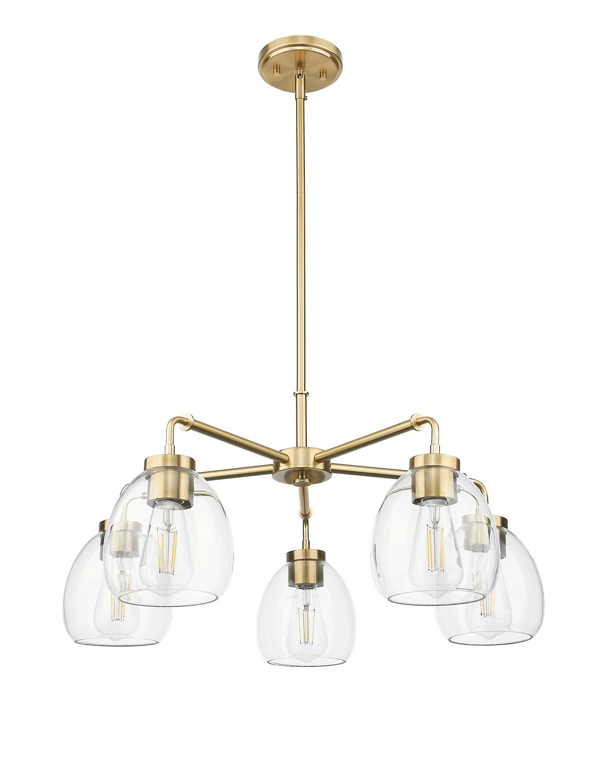 Brass Chandelier from the Dawes Collection