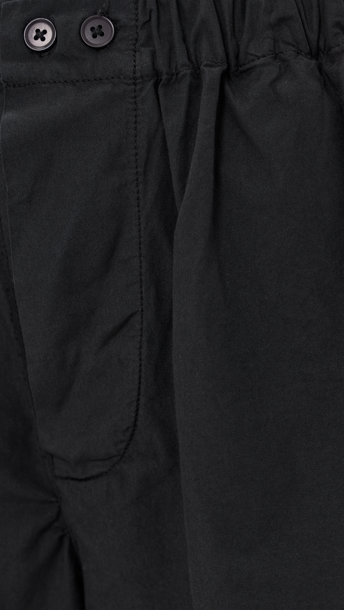 Celia Poplin Shorts Black