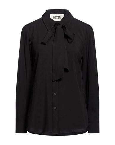 Woman Shirt Black Size 8 Viscose