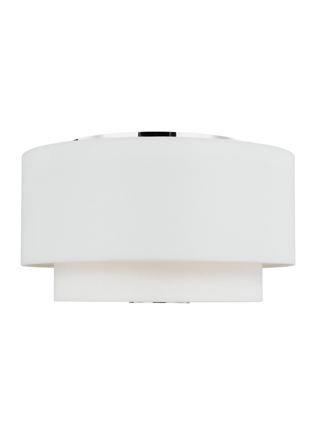 Visual Comfort Studio Sawyer 3-Light Ceiling Light in Polished Nickel by Kate Spade New York