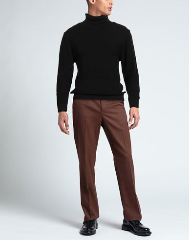 Man Turtleneck Black Size S Modacrylic, Wool