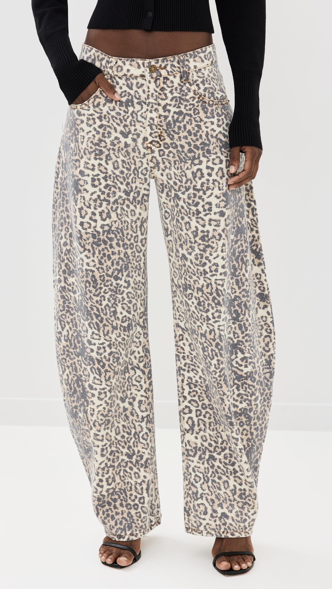Horseshoe Jeans Leopard Fade