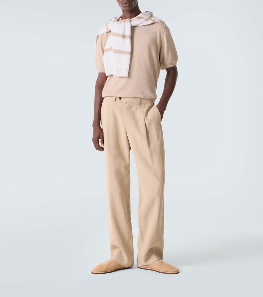 Cotton and cashmere sweater