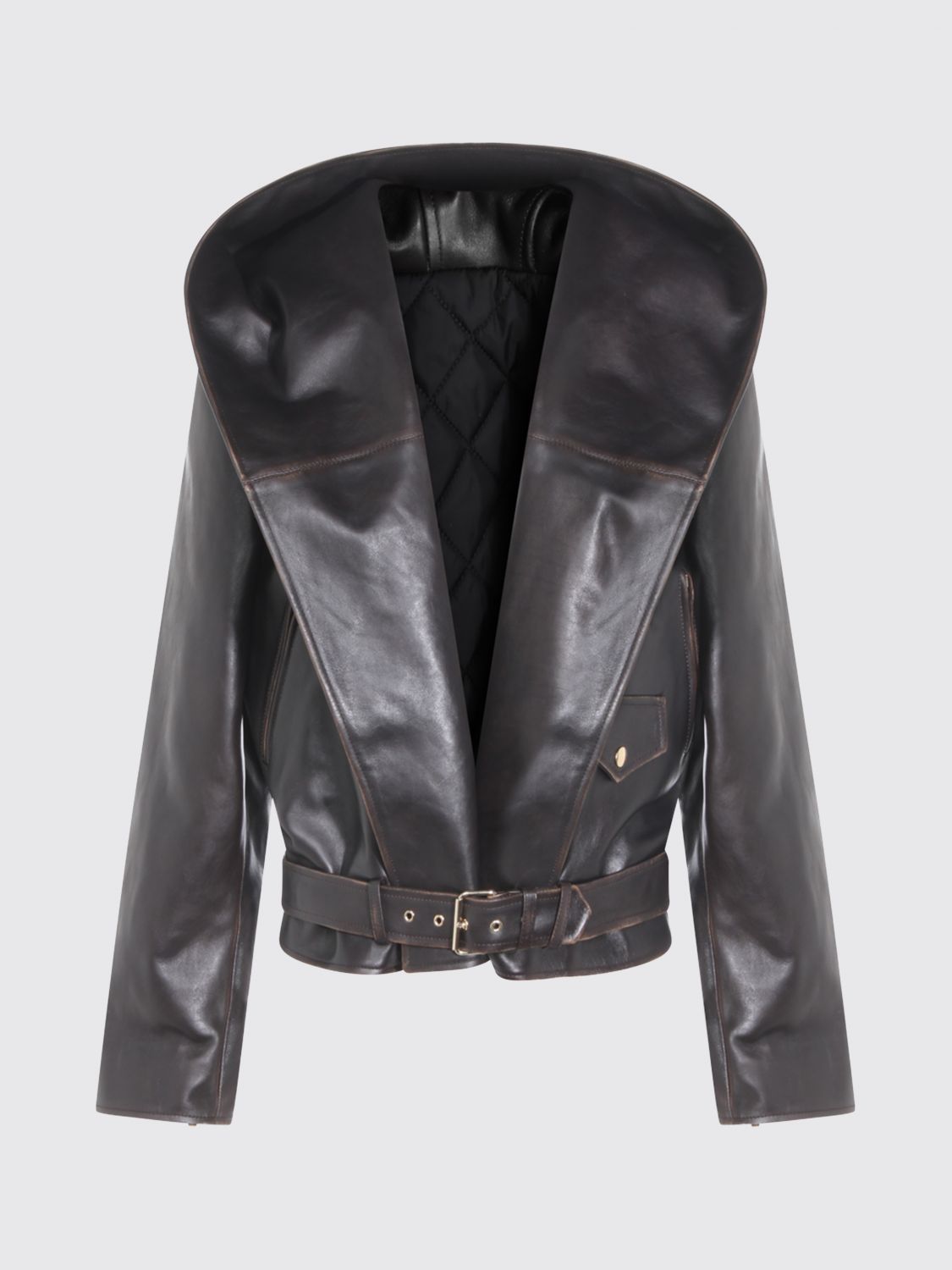 Jacket ALAÏA Woman color Ebony