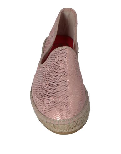 Espadrilles Woman Espadrilles Pink Size 6 Soft Leather, Textile fibers