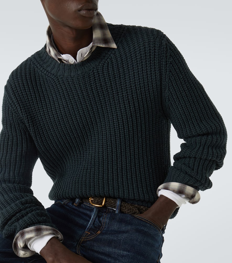Wool and cashmere sweater