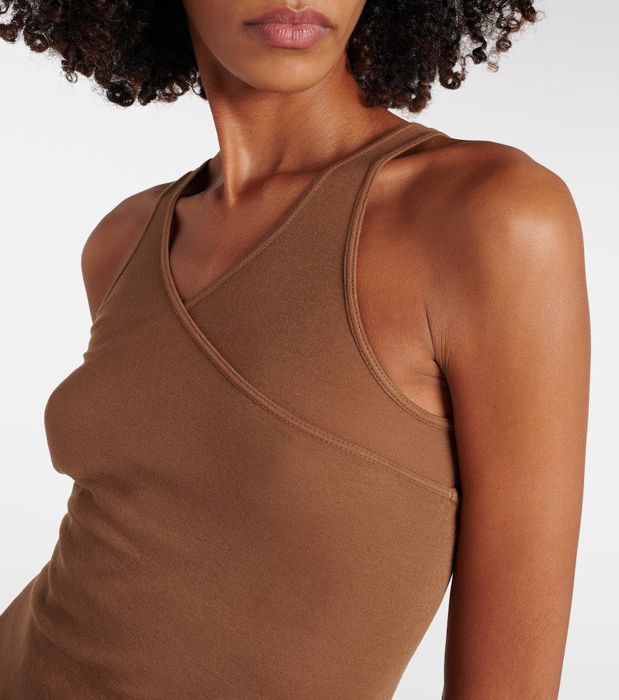 Rick Owens DRKSHDW Double Ziggy cotton tank top