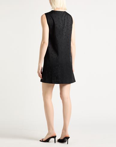 Woman Mini dress Black Size 4 Acetate, Silk