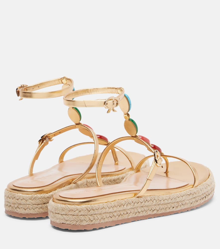 Shanti leather espadrille sandals