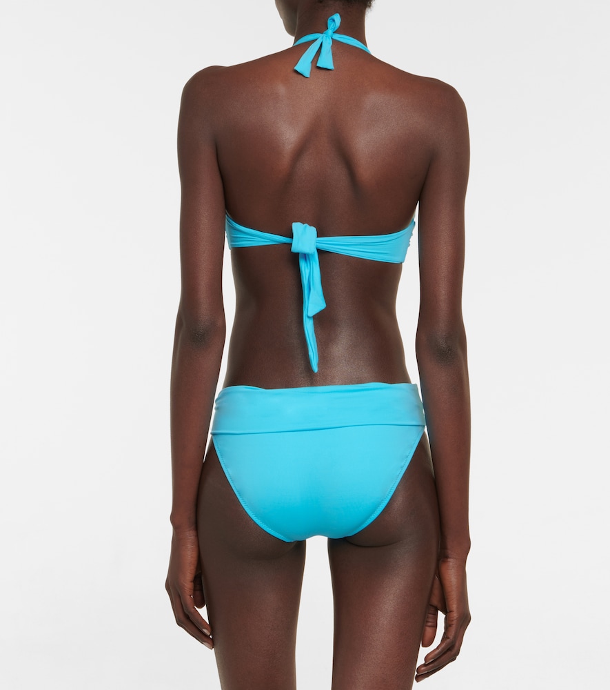 Exclusive to Mytheresa - Brussels halterneck bikini top