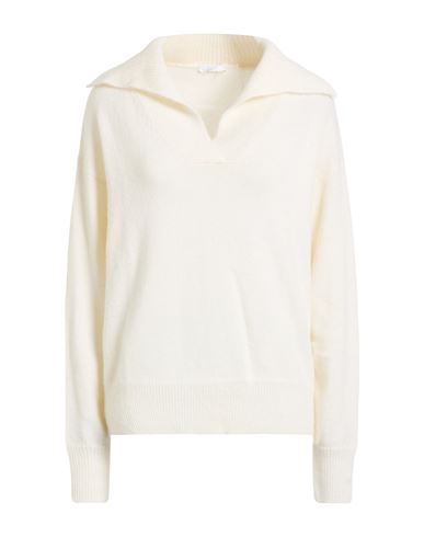 Easy Woman Sweater Ivory Size 6 Merino Wool, Alpaca wool, Polyamide, Virgin Wool, Cashmere