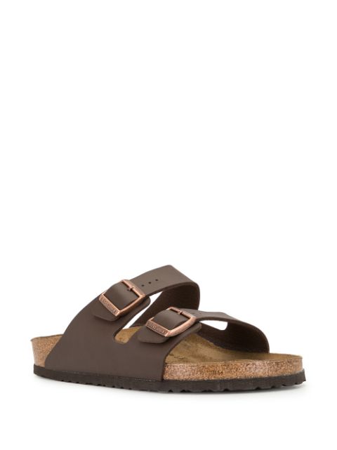 Open toe buckled sandals