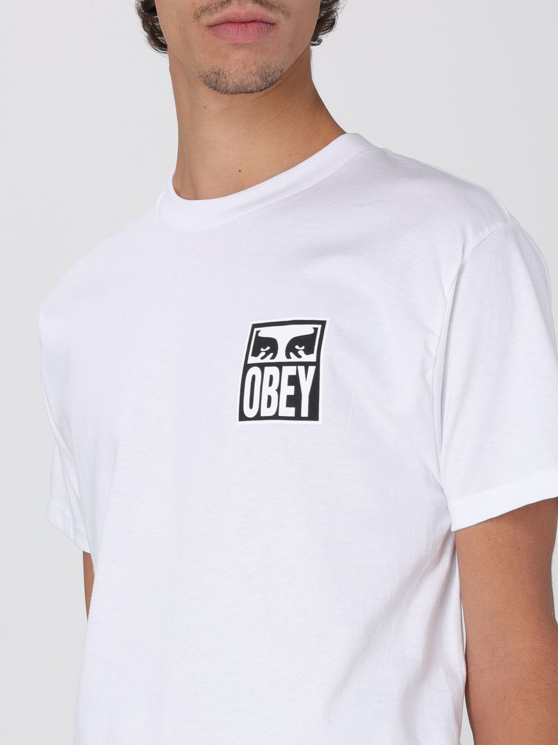 T-Shirt OBEY Men color White