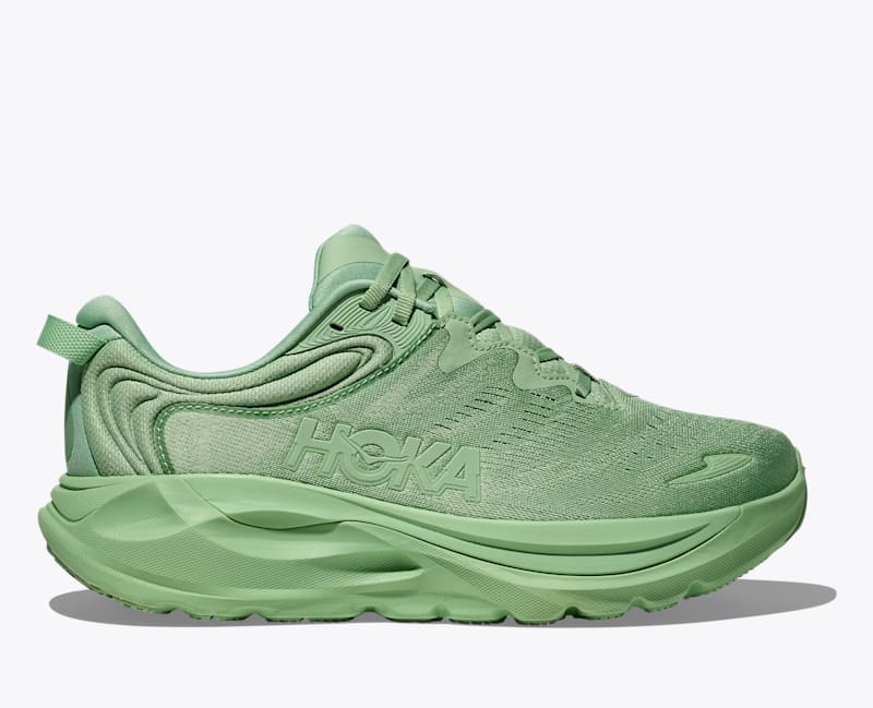 HOKA Women's Gaviota 6 Shoes in Vintage Green/Vintage Green