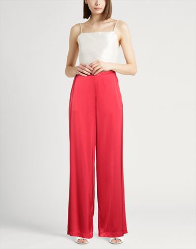 Forte_forte Woman Pants Red Size 2 Silk, Elastane