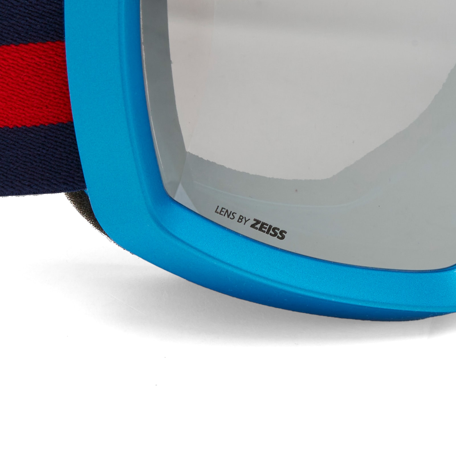 Ski Mask in Blue/Silver 