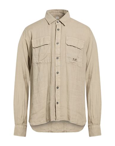 C. p. Company Man Shirt Khaki Size L Linen