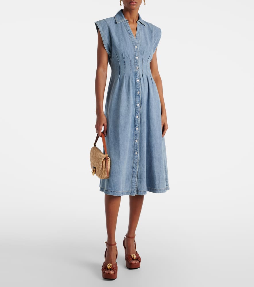 Ruben denim midi dress