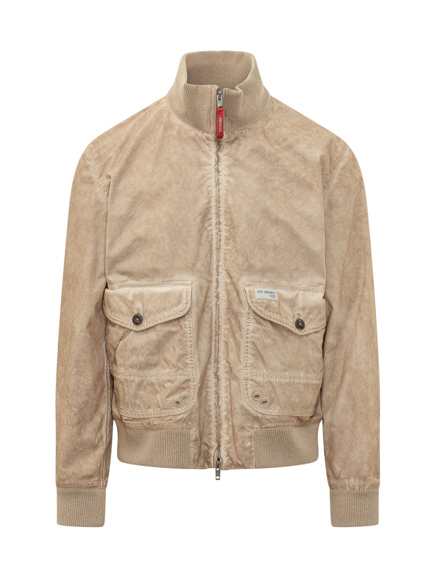 Mini Bomber Jacket with Zip and Pockets
