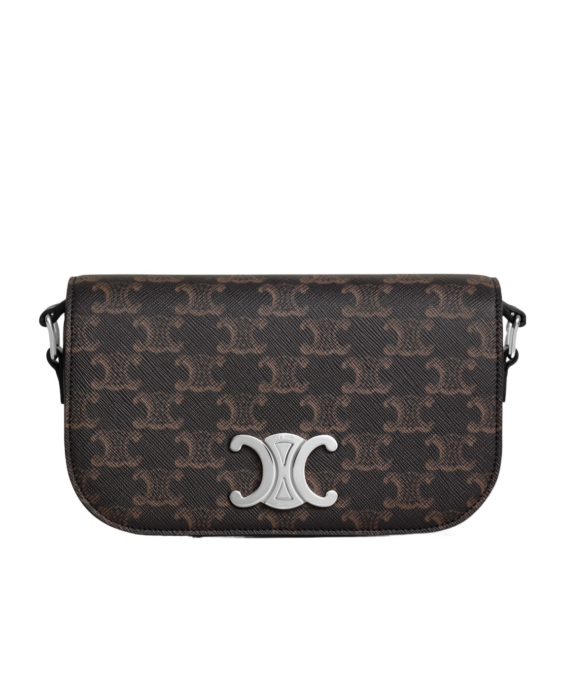 SMALL CROSSBODY BAG TRIOMPHE IN TRIOMPHE CANVAS AND CALFSKIN