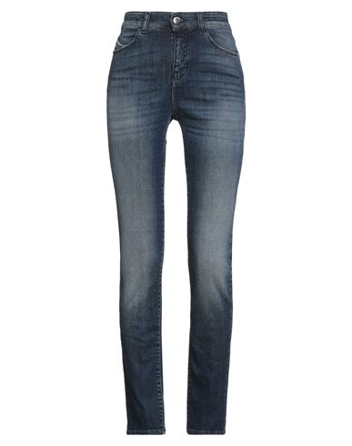 Woman Jeans Blue Size 25 Cotton, Elastane
