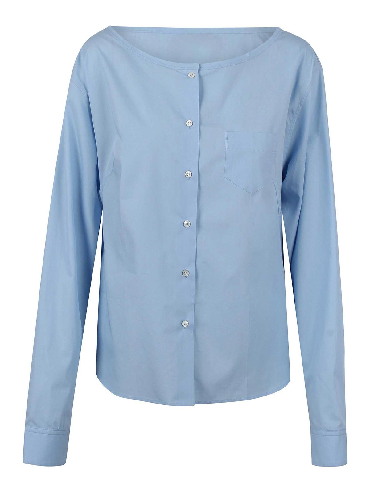 Boat-neck shirt