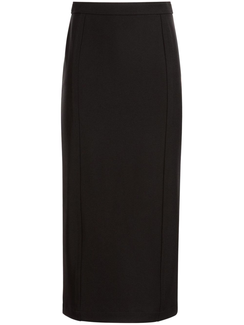 Gabardine maxi skirt - Black