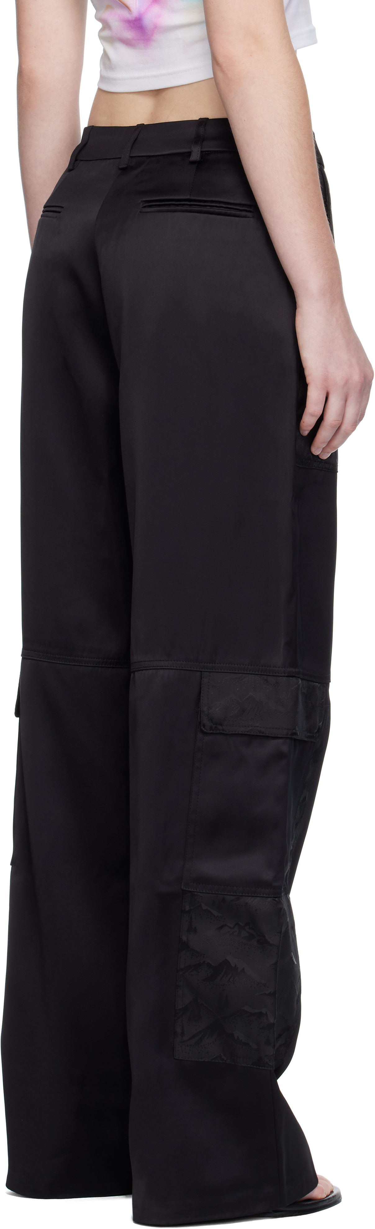 Black Mountain Camo Cargo Trousers