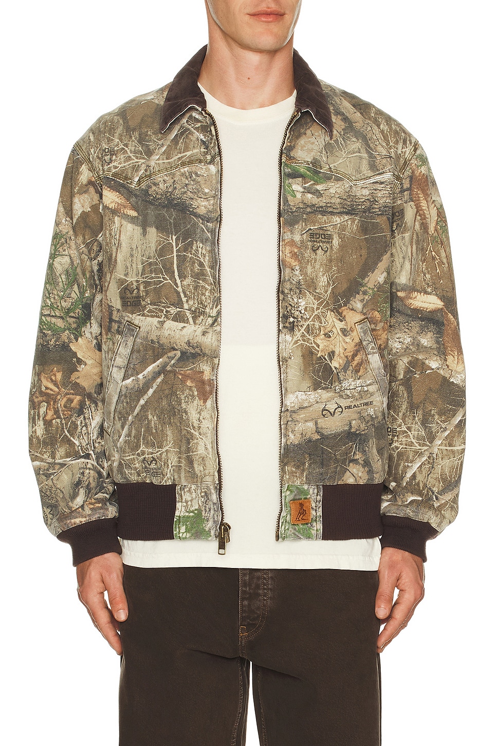 ONE OF THESE DAYS Camo Ranch Jacket in Brown