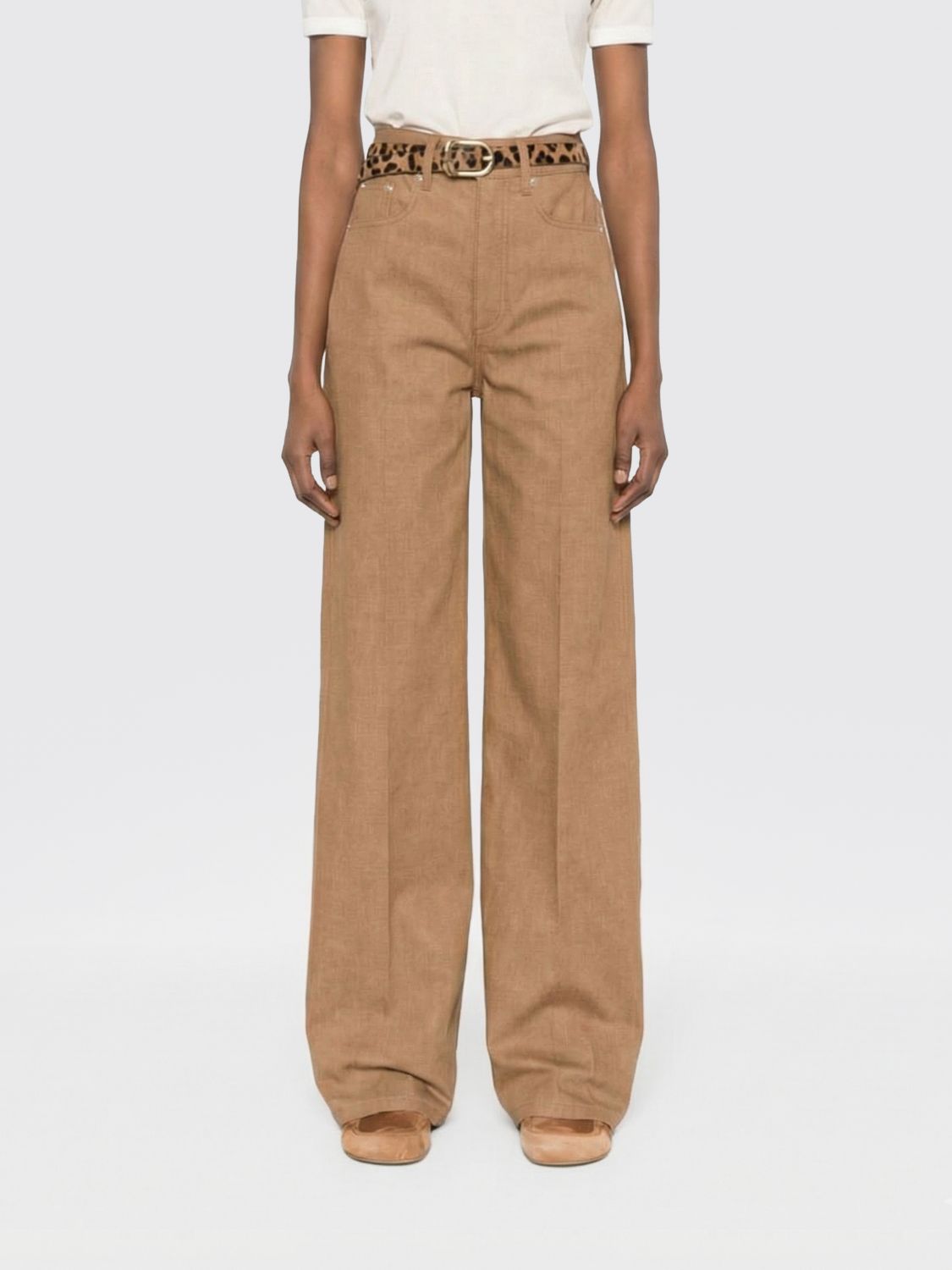 Jeans A. P.C. Woman color Brown