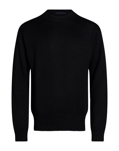 Man Sweater Black Size XL Merino Wool, Acrylic