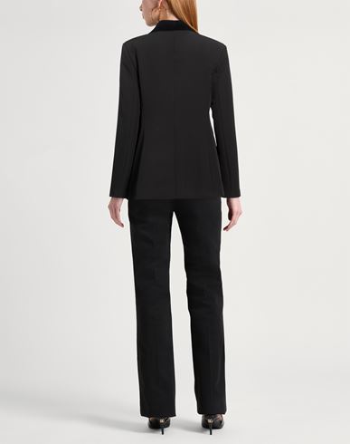 Woman Blazer Black Size XL Polyester, Elastane