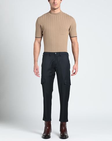 Man Pants Midnight blue Size 28 Polyester, Viscose, Wool, Elastane