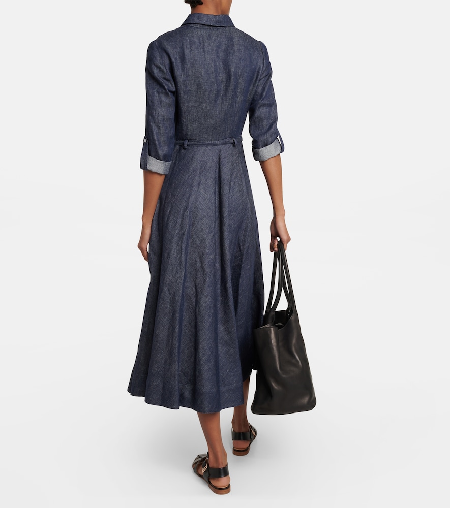 Gabriela Hearst Marley denim midi dress