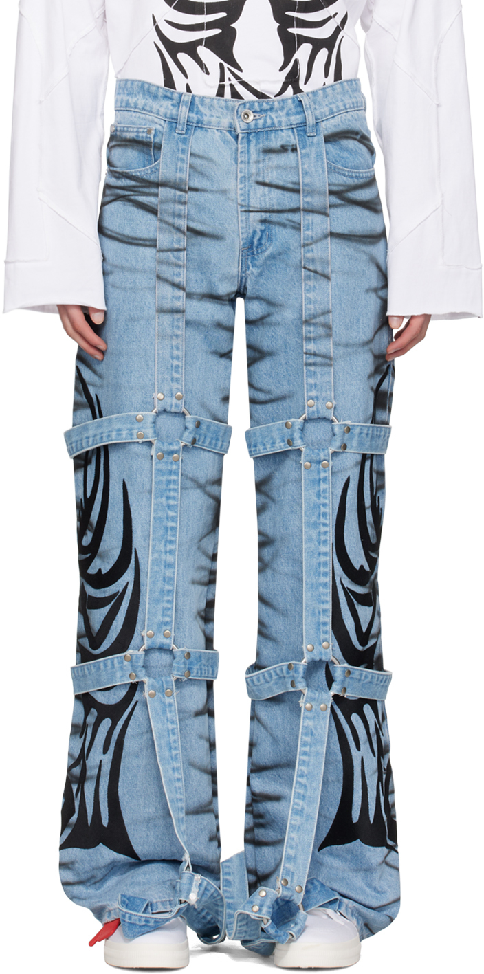 Who Decides War Blue Bondage Jeans