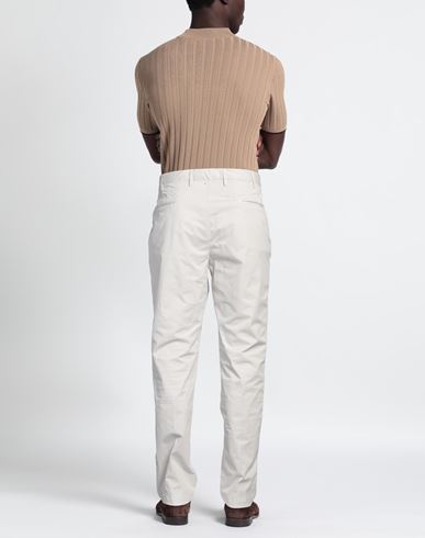 Man Pants Light grey Size 30 Cotton, Elastane
